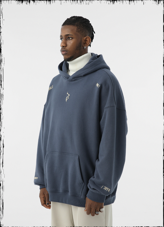 JHYQ Basic Logo Print Hoodie