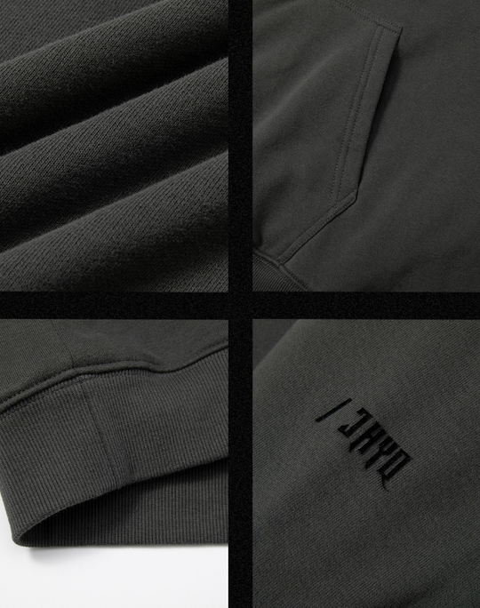 JHYQ Basic Logo Print Hoodie