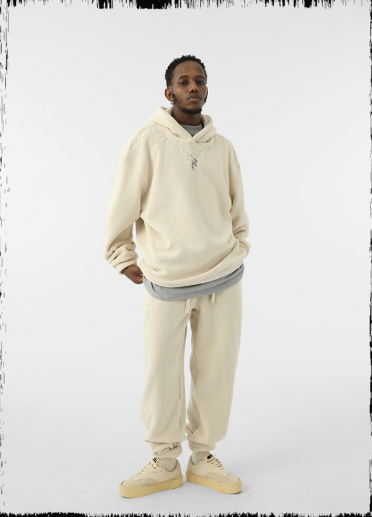 JHYQ Fleece Embroidered Hoodie