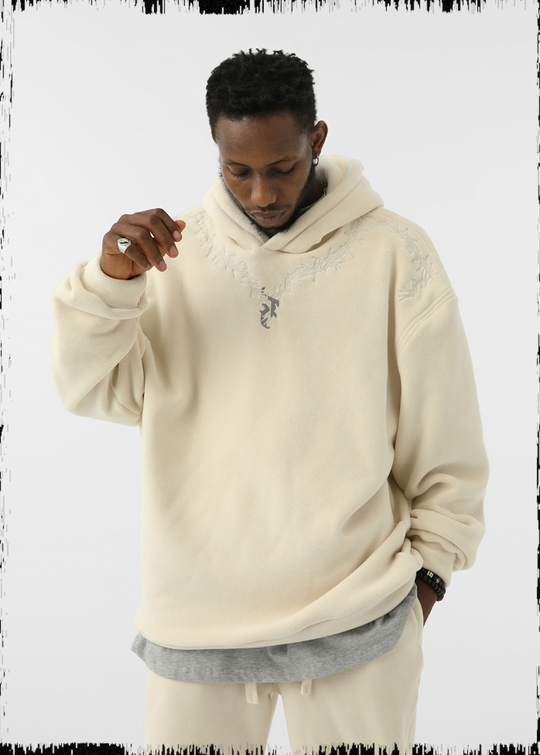JHYQ Fleece Embroidered Hoodie