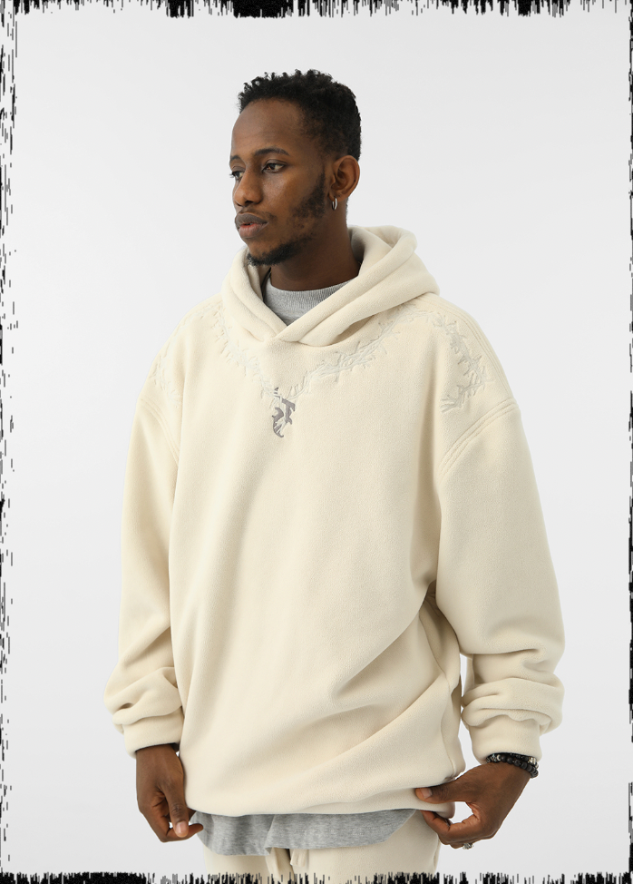 JHYQ Fleece Embroidered Hoodie