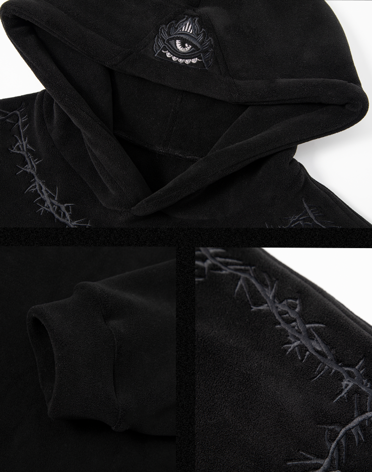 JHYQ Fleece Embroidered Hoodie