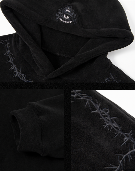 JHYQ Fleece Embroidered Hoodie