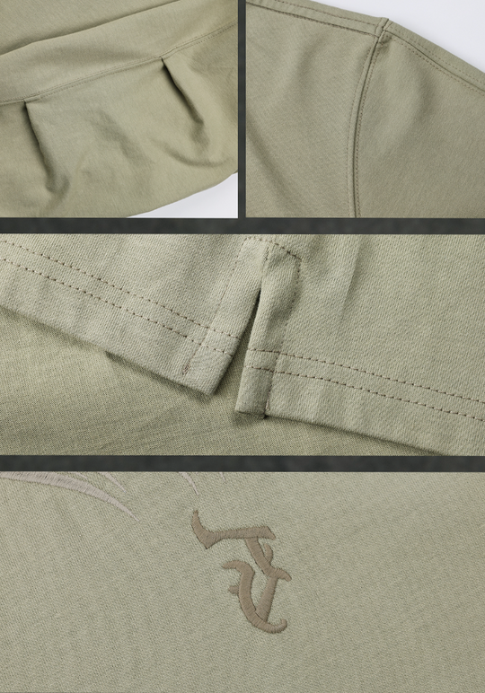 JHYQ LOGO Embroidery Long Sleeved Tee