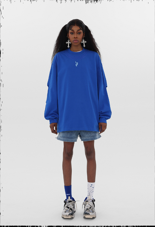 JHYQ LOGO Embroidery Long Sleeved Tee