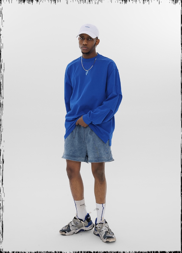 JHYQ LOGO Embroidery Long Sleeved Tee