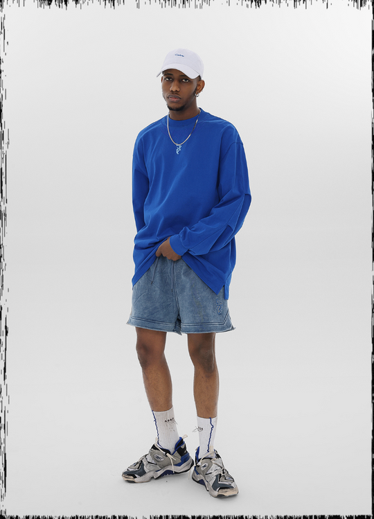 JHYQ LOGO Embroidery Long Sleeved Tee