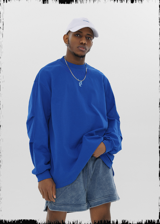 JHYQ LOGO Embroidery Long Sleeved Tee