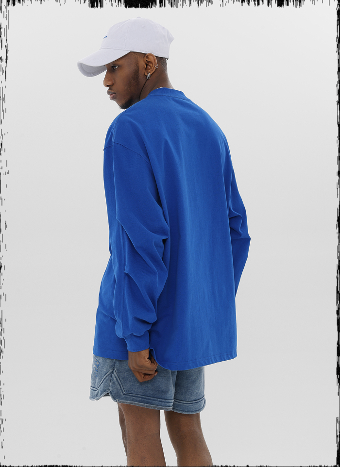 JHYQ LOGO Embroidery Long Sleeved Tee