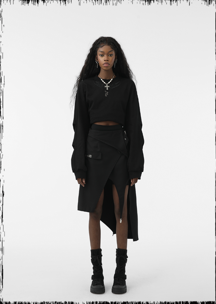 JHYQ LOGO Embroidery Long Sleeved Tee