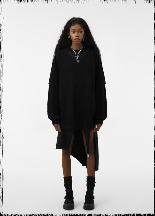 JHYQ LOGO Embroidery Long Sleeved Tee