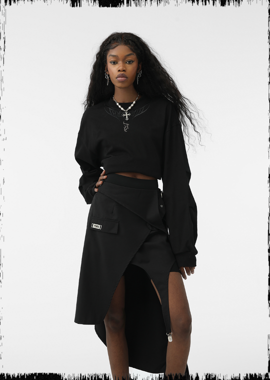 JHYQ LOGO Embroidery Long Sleeved Tee