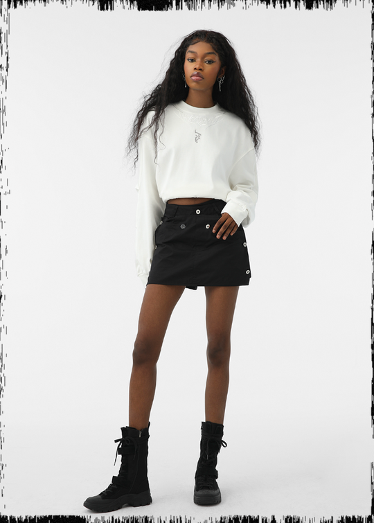 JHYQ LOGO Embroidery Long Sleeved Tee