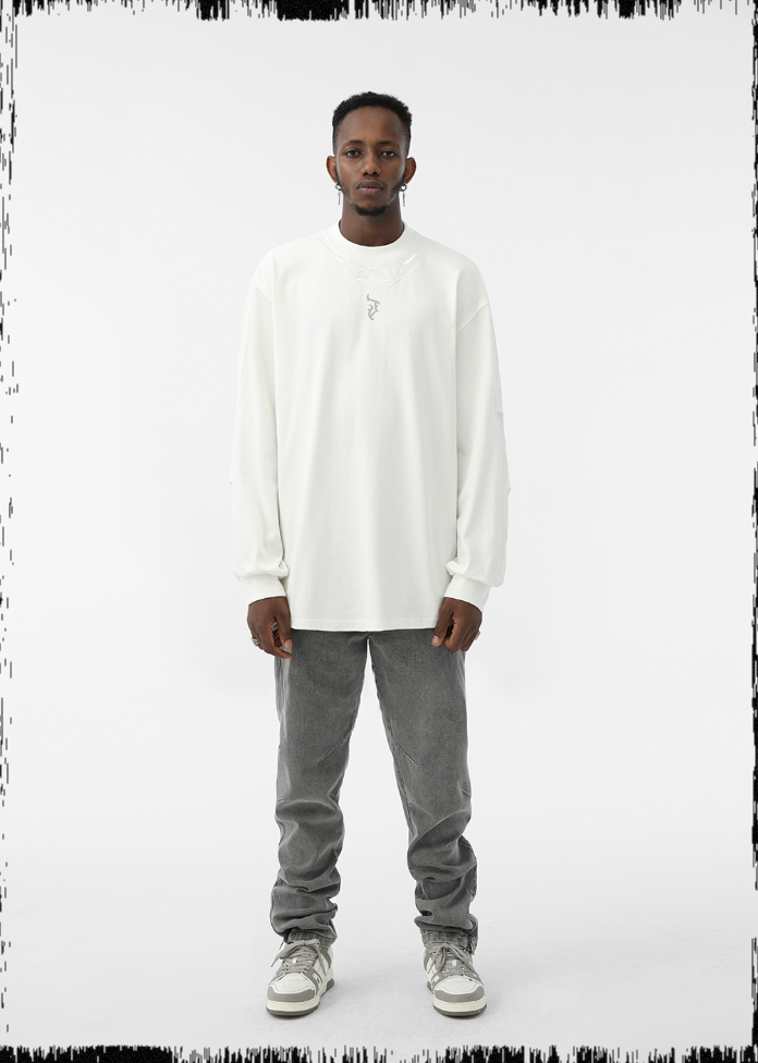 JHYQ LOGO Embroidery Long Sleeved Tee