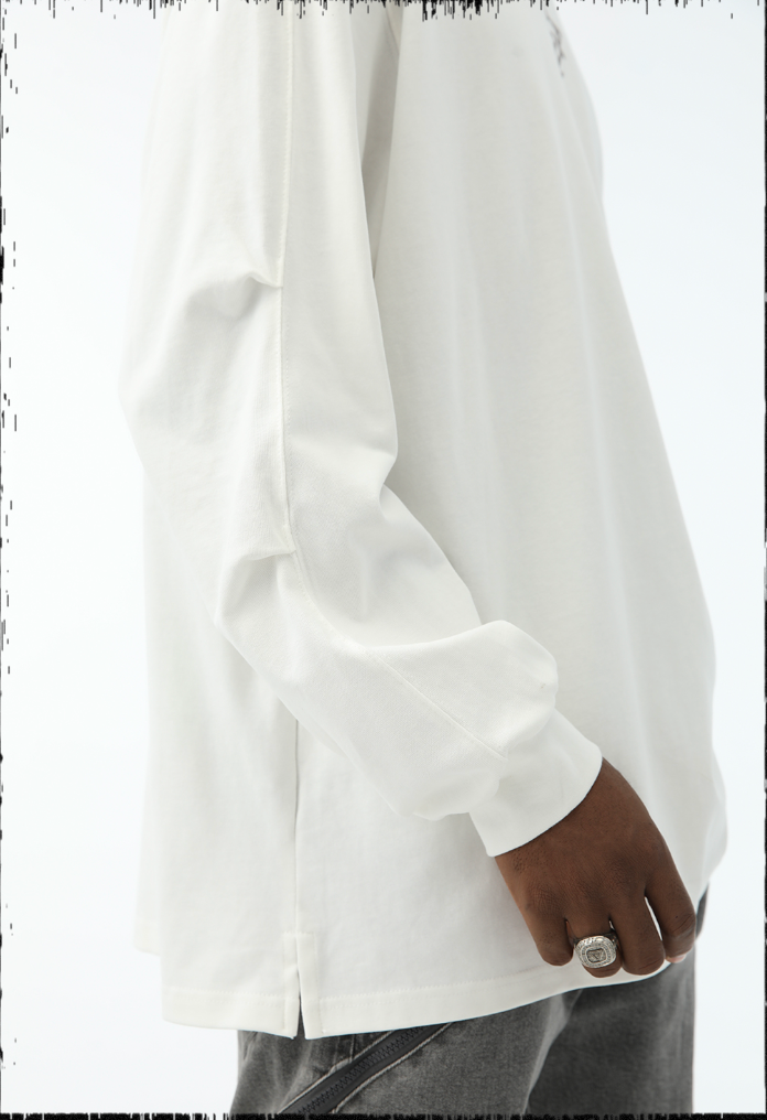 JHYQ LOGO Embroidery Long Sleeved Tee