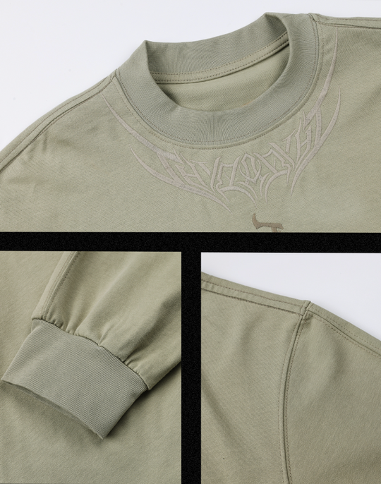 JHYQ LOGO Embroidery Long Sleeved Tee