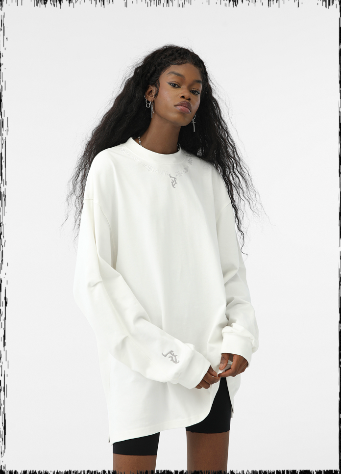 JHYQ Embroidered Long Sleeved Tee