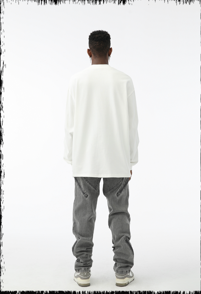 JHYQ Embroidered Long Sleeved Tee