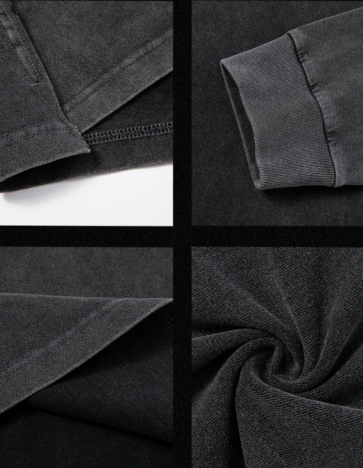 JHYQ Portrait Print Long Sleeved Tee