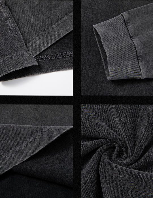 JHYQ Portrait Print Long Sleeved Tee