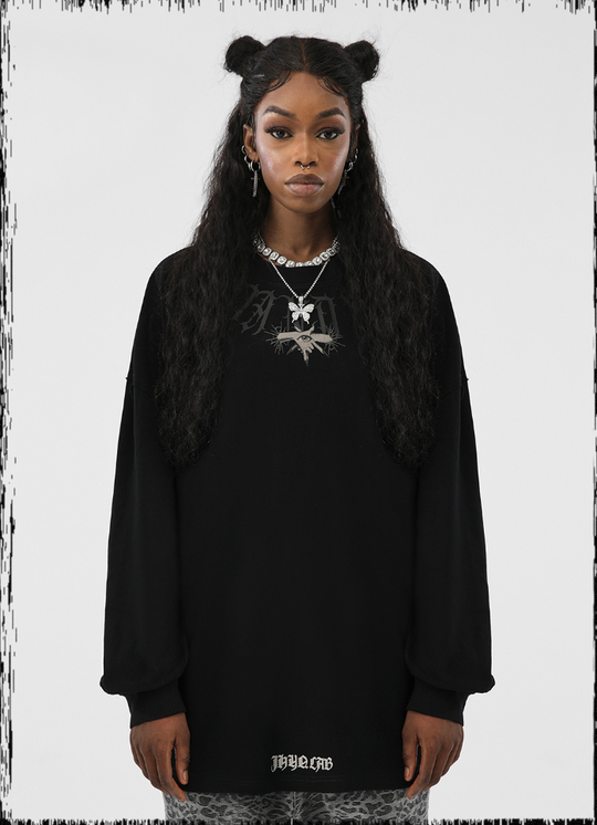 JHYQ Washed Old Long Sleeved Tee