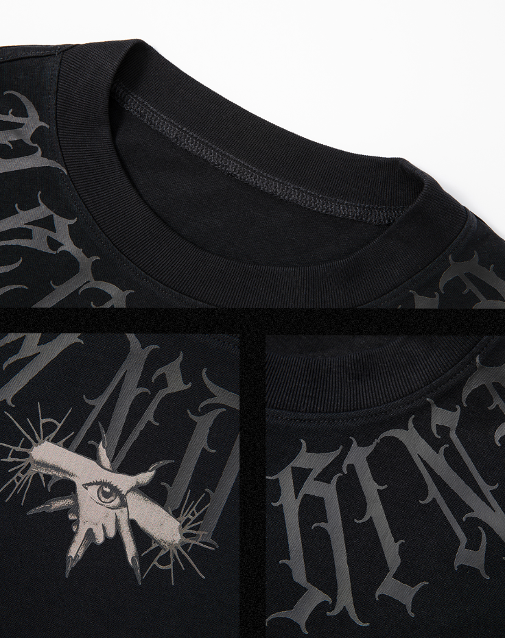 JHYQ Washed Old Long Sleeved Tee