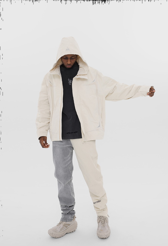 JHYQ Color Combination Embroidered Denim Jeans