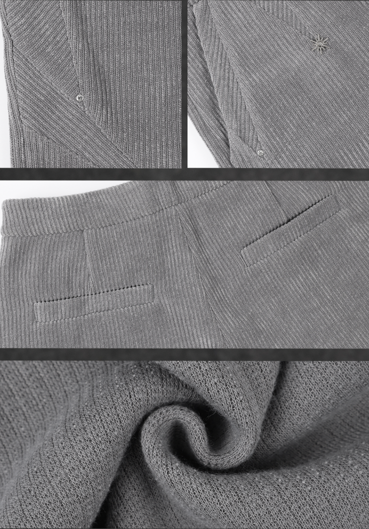 JHYQ Corduroy Smooth Wide Leg Pants