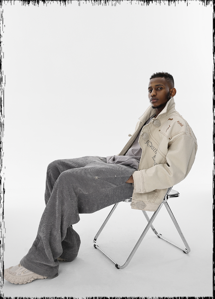 JHYQ Corduroy Smooth Wide Leg Pants