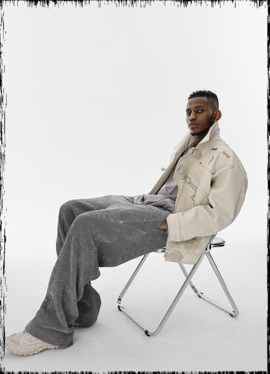 JHYQ Corduroy Smooth Wide Leg Pants