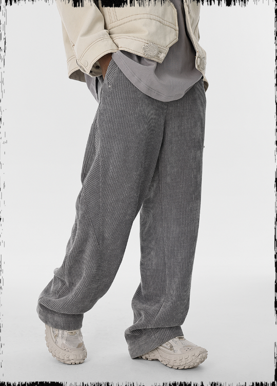 JHYQ Corduroy Smooth Wide Leg Pants