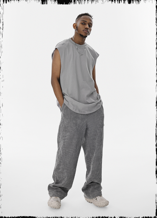 JHYQ Corduroy Smooth Wide Leg Pants