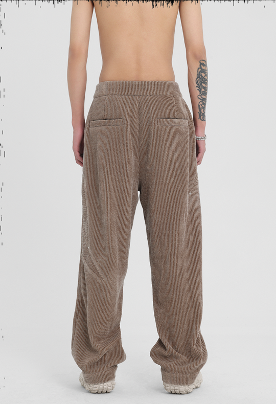 JHYQ Corduroy Smooth Wide Leg Pants