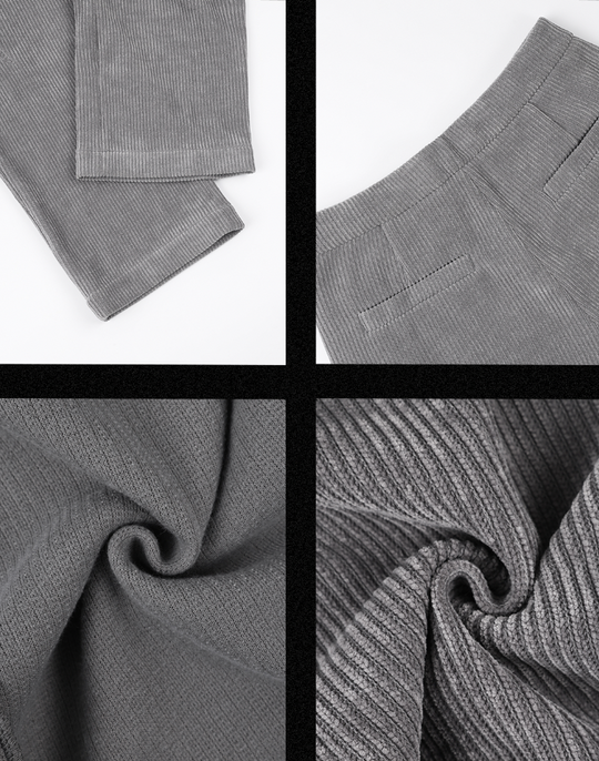 JHYQ Corduroy Smooth Wide Leg Pants