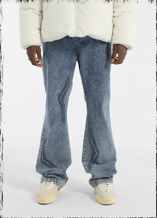 JHYQ Washed Distressed Denim Jeans