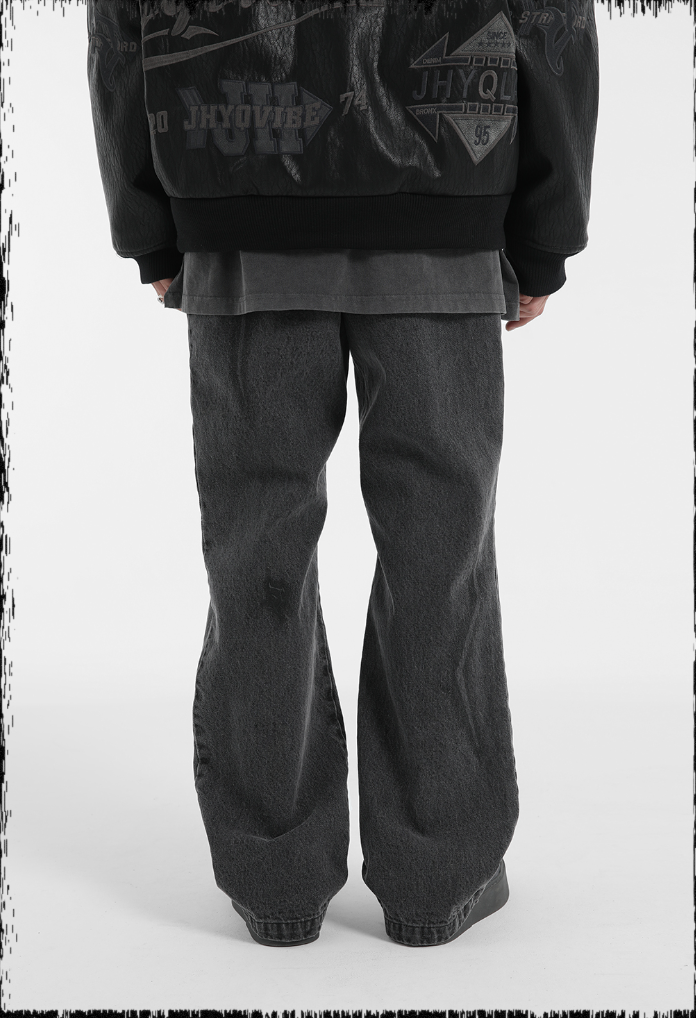 JHYQ Washed Distressed Denim Jeans