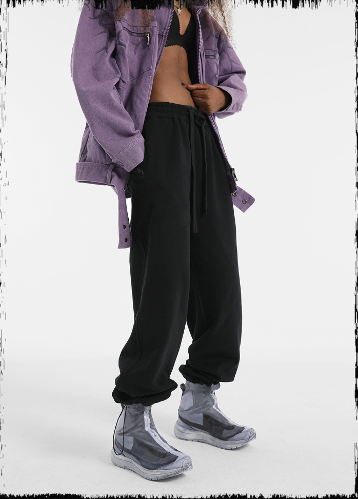 JHYQ Heavyweight Logo Embroidered Sweatpants