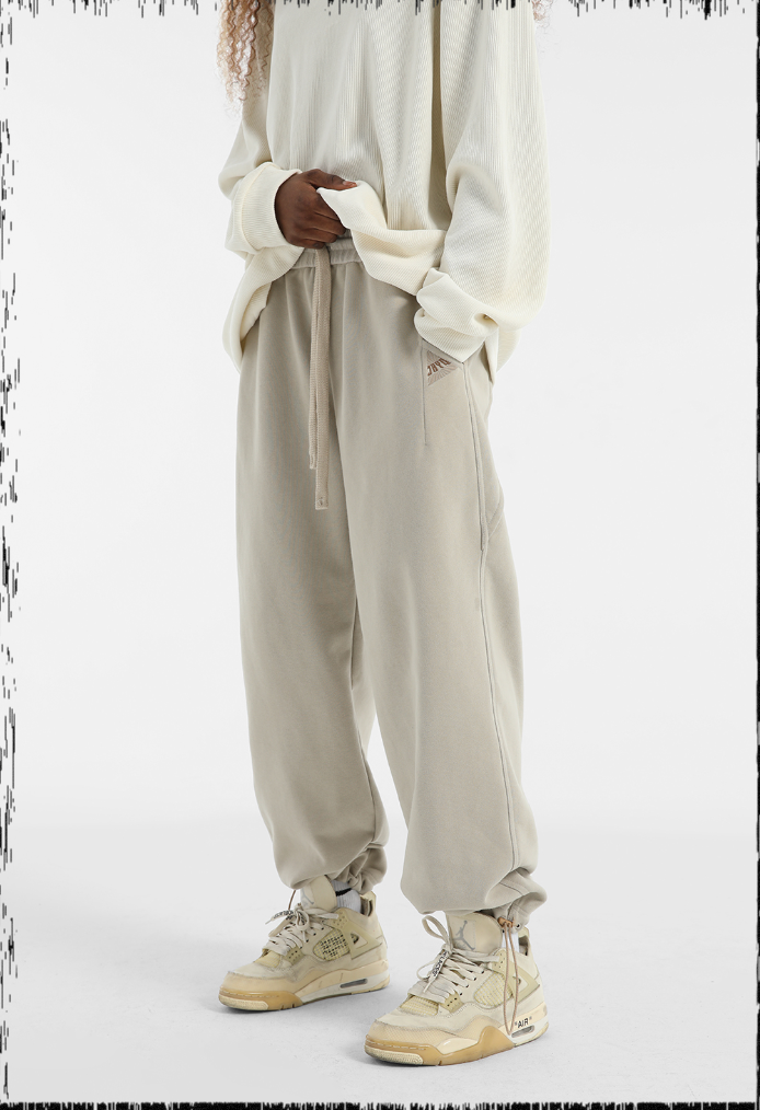 JHYQ Heavyweight Logo Embroidered Sweatpants