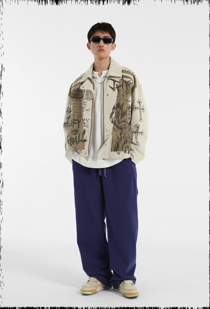 JHYQ Heavyweight Logo Embroidered Sweatpants