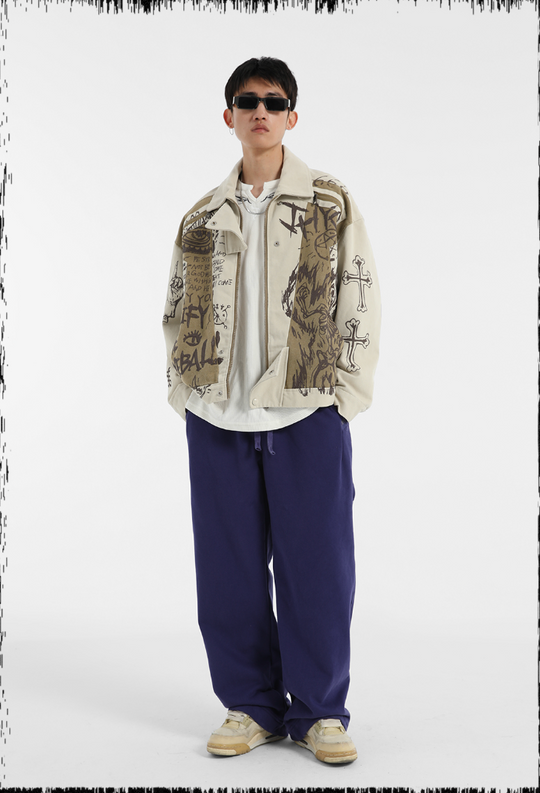 JHYQ Heavyweight Logo Embroidered Sweatpants