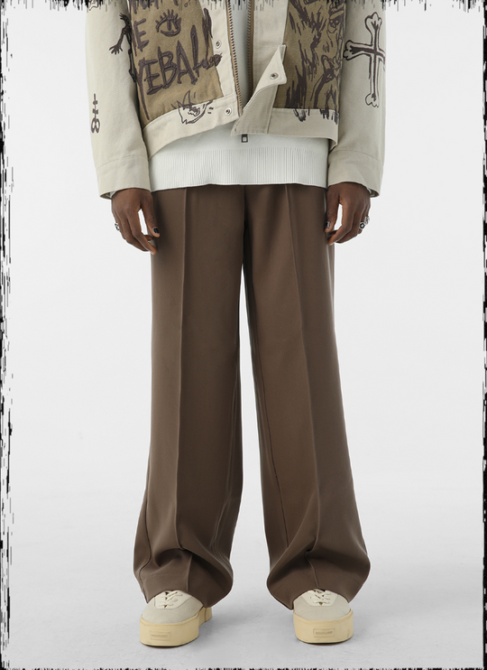 JHYQ Letters Embroidered Western Pants