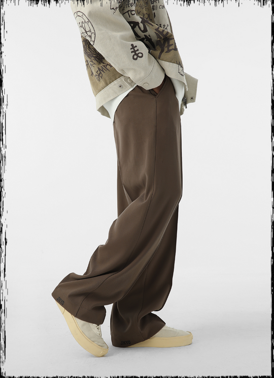 JHYQ Letters Embroidered Western Pants