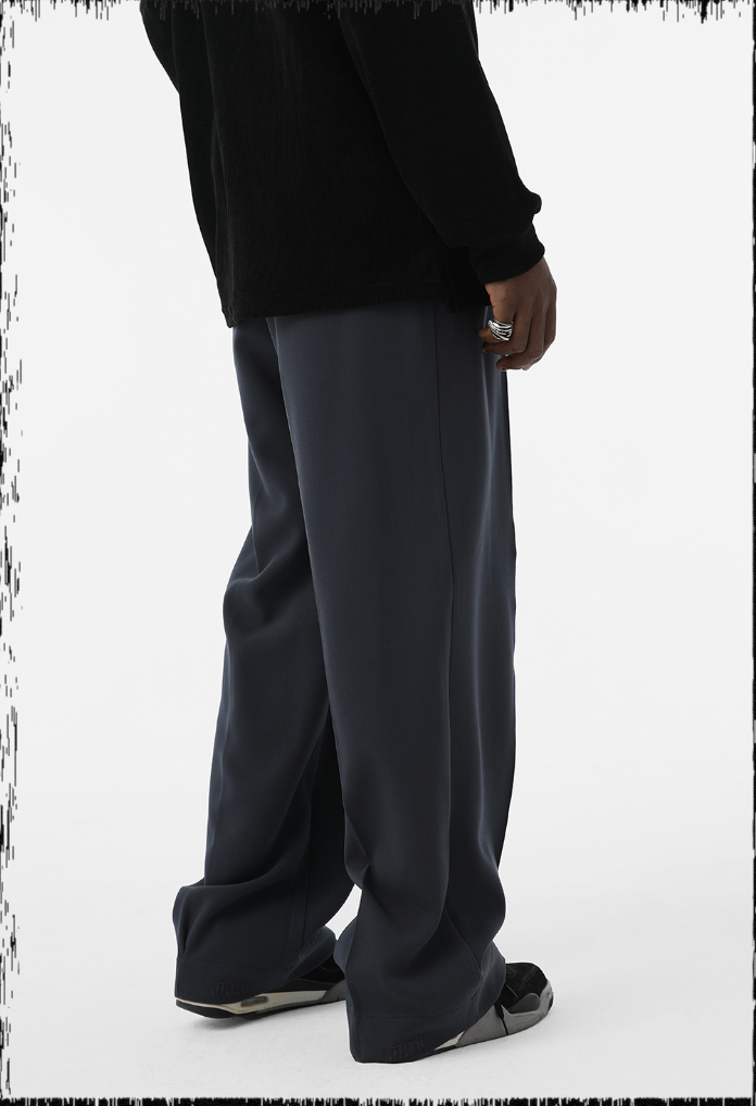 JHYQ Letters Embroidered Western Pants