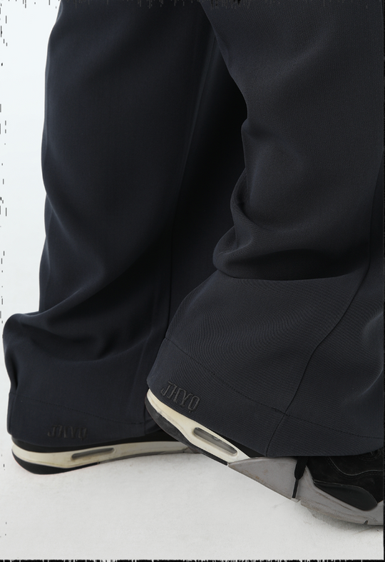 JHYQ Letters Embroidered Western Pants