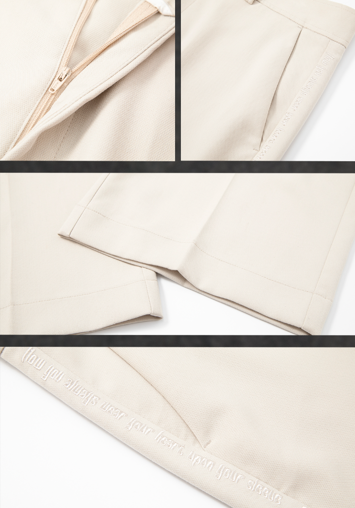 JHYQ Wide Legged Embroidered Western Pants