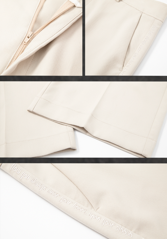 JHYQ Wide Legged Embroidered Western Pants