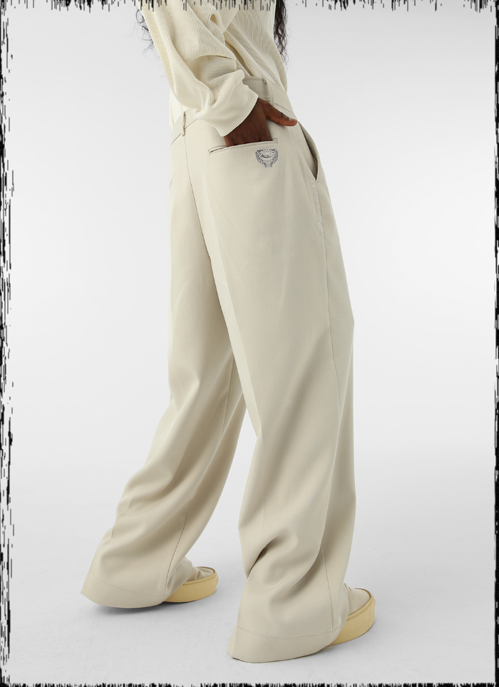 JHYQ Wide Legged Embroidered Western Pants