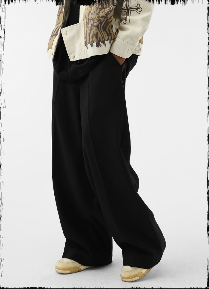 JHYQ Wide Legged Embroidered Western Pants