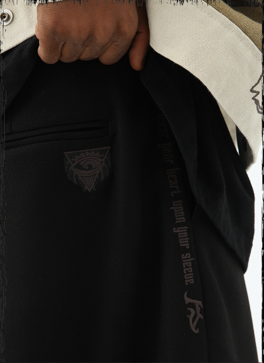 JHYQ Wide Legged Embroidered Western Pants