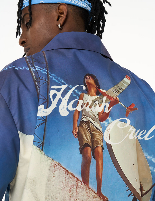 Harsh and Cruel Photography Pictures Handwritten Full Print Cuban Shirt